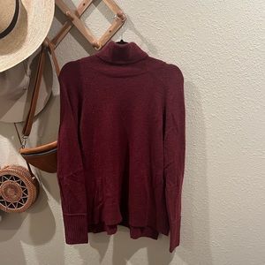 J Crew Turtleneck Sweater with Side Slits